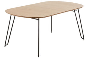 Kave Home Dubový rozkládací jídelní stůl Novac 140-220 x 90 cm