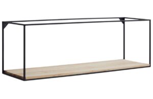 Kave Home Mangová nástěnná police Elisha 90 cm