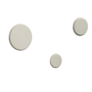 Kave Home Set tří béžových bukových nástěnných věšáků Nadua