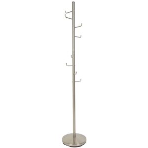 Housecraft Living Stříbrný kovový stojací věšák Hooked 172 cm