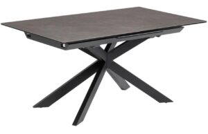 Kave Home Šedý keramický rozkládací jídelní stůl Atminda 160/210 x 90 cm