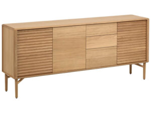 Kave Home Dubová komoda Lenon 200 x 45 cm