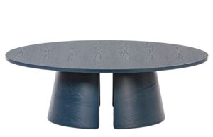 Teulat Modrý kulatý konferenční stolek Cep 110 cm