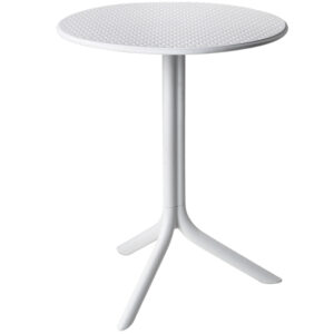 Nardi Bílý plastový zahradní stolek Step 61 cm