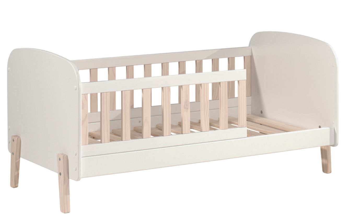 Vipack Dřevěná dětská postýlka Toddler 140 x 70 cm