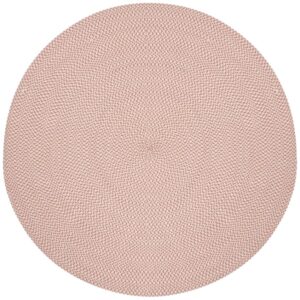 Kave Home Červený látkový koberec Rodhe ⌀ 150 cm