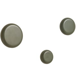 Kave Home Set tří zelených bukových nástěnných věšáků Nadue