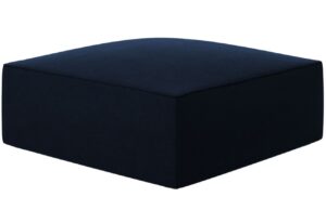 Micadoni Královsky modrá sametová podnožka Ruby 93 x 93 cm