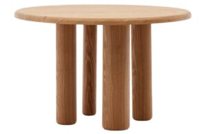 Kave Home Dřevěný jídelní stůl Mailen 120 cm
