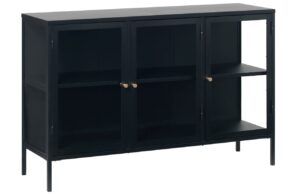Unique Furniture Kovová vitrína Carmel 85 x 132 cm