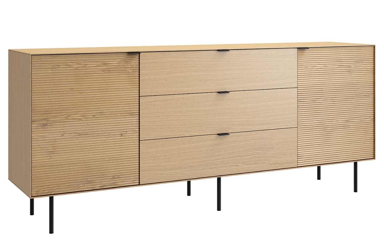Dubová komoda Somcasa Tulsa 200 x 45 cm