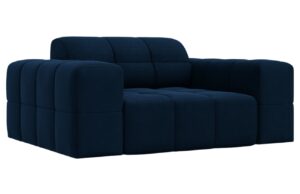 Cosmopolitan Design Královsky modré sametové křeslo Chicago