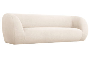 Cosmopolitan Design Béžová bouclé pohovka Essen 230 cm