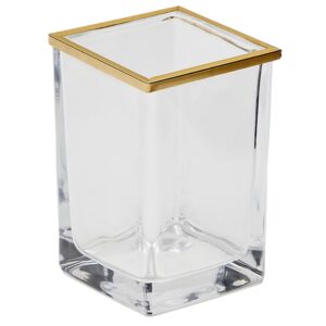 Kave Home Skleněný kalímek na kartáčky Soanet