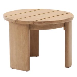 Kave Home Dřevěný zahradní odkládací stolek Xoriguer 60 cm