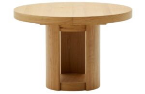Kave Home Dubový rozkládací jídelní stůl Artis 150/200 x 150 cm