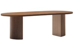 Kave Home Ořechový jídelní stůl Nealy 240 x 100 cm