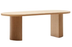 Kave Home Dubový jídelní stůl Nealy 200 x 100 cm
