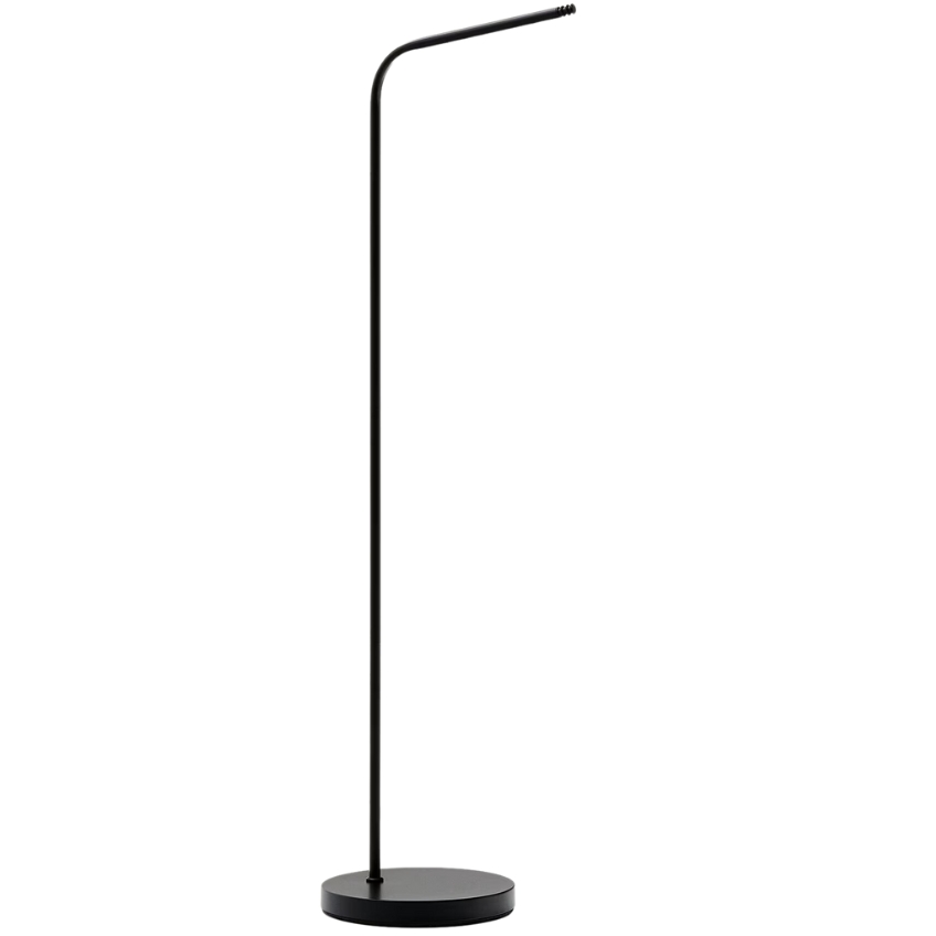 Kave Home Černý kovový stojan na zahradní LED lampu Nali
