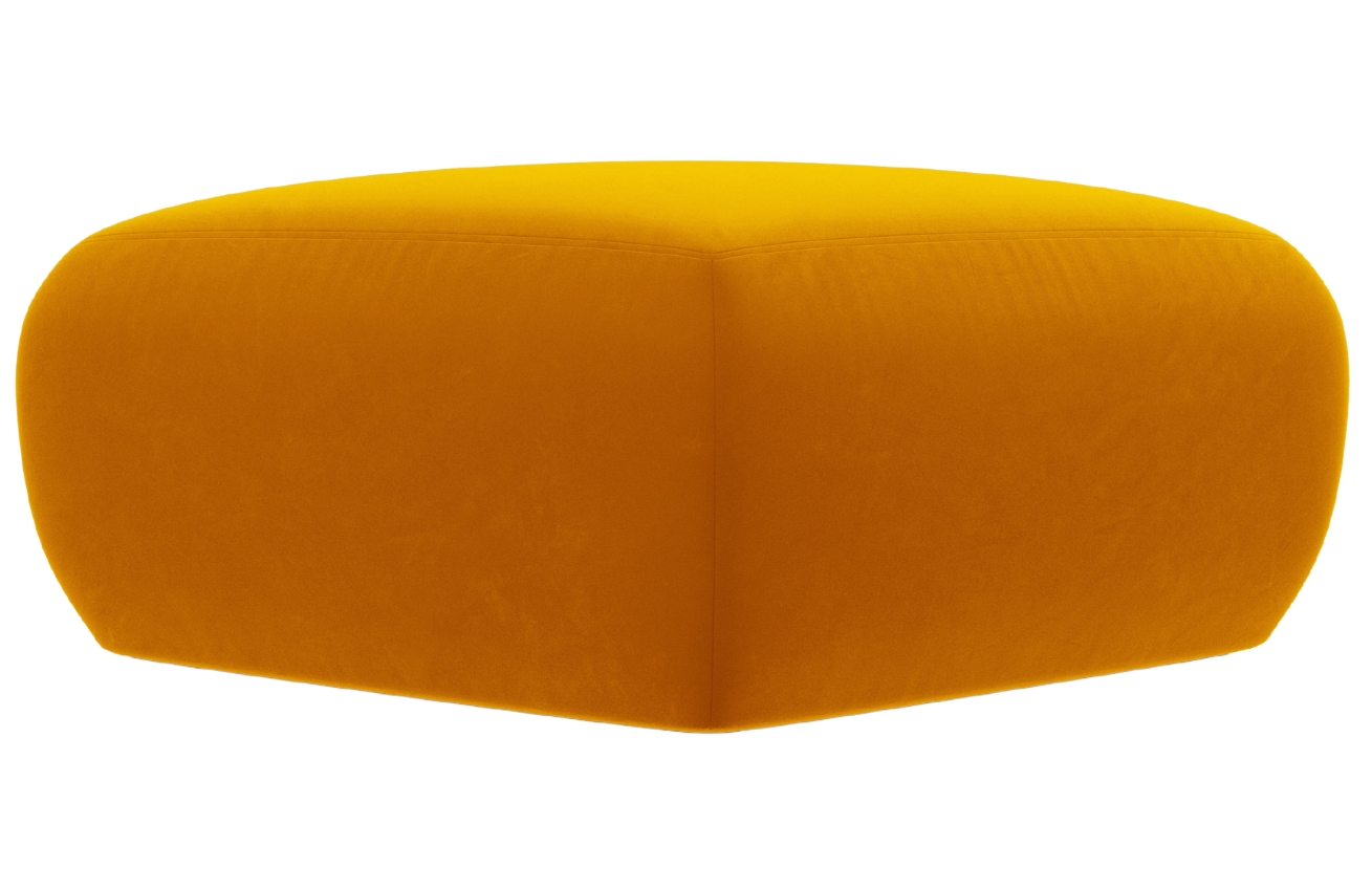 Windsor & Co Sametová podnožka Lola 75 x 75 cm