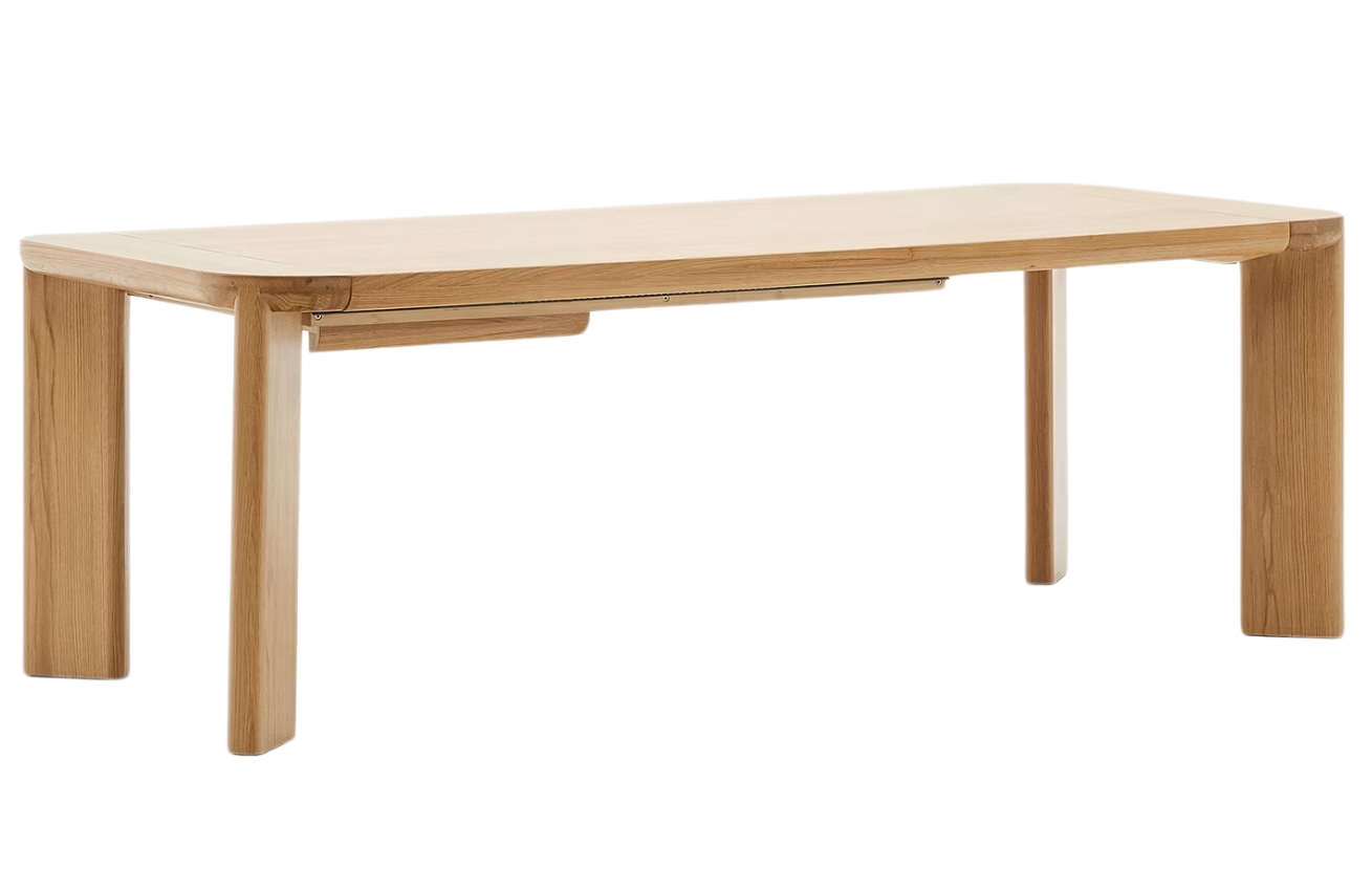 Kave Home Dubový rozkládací jídelní stůl Jondal 200/280 x 100 cm