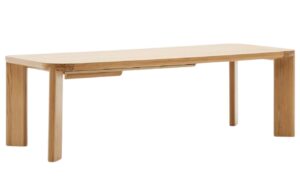 Kave Home Dubový rozkládací jídelní stůl Jondal 240/320 x 100 cm