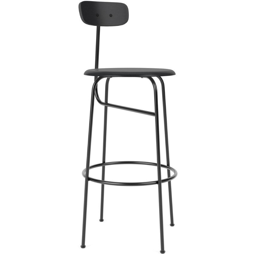 Audo CPH Černá dřevěná barová židle AUDO AFTEROOM 74 cm