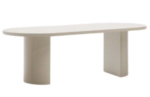 Kave Home Krémový lakovaný jídelní stůl Nealy 240 x 100 cm