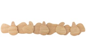 Bloomingville Dřevěný nástěnný věšák Ross 70 cm