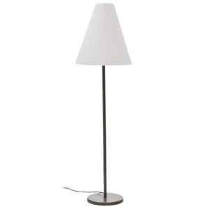 Kave Home Tmavě zelená kovová stojací lampa Navat 153 cm