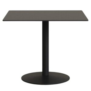Kave Home Černý bistro stolek Esilda 90 x 90 cm