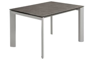 Kave Home Šedý keramický rozkládací jídelní stůl Axis 140/200 x 90 cm
