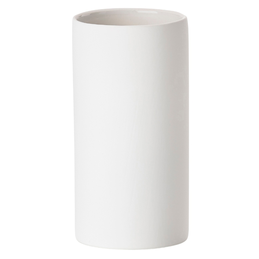 Zone Denmark Bílý porcelánový kelímek na kartáčky Solo
