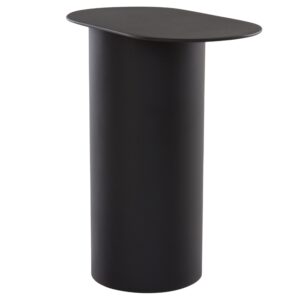 Jotex Černý kovový odkládací stolek WEMMEL 51 x 31 cm