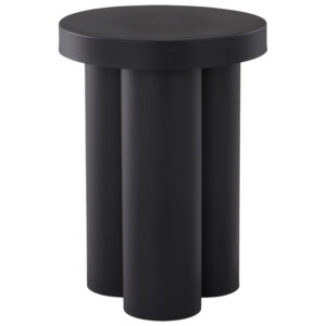 Jotex Černý kovový odkládací stolek SANJO 41 cm