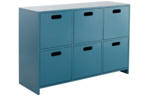 Jotex Tmavě modrá lakovaná komoda MONTI 100 x 35 cm