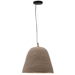 Kave Home Hnědé závěsné světlo Lisora 35 cm