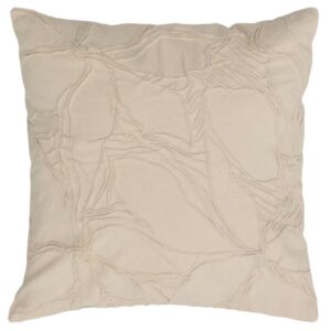 Kave Home Béžový povlak na polštář Zira 45 x 45 cm