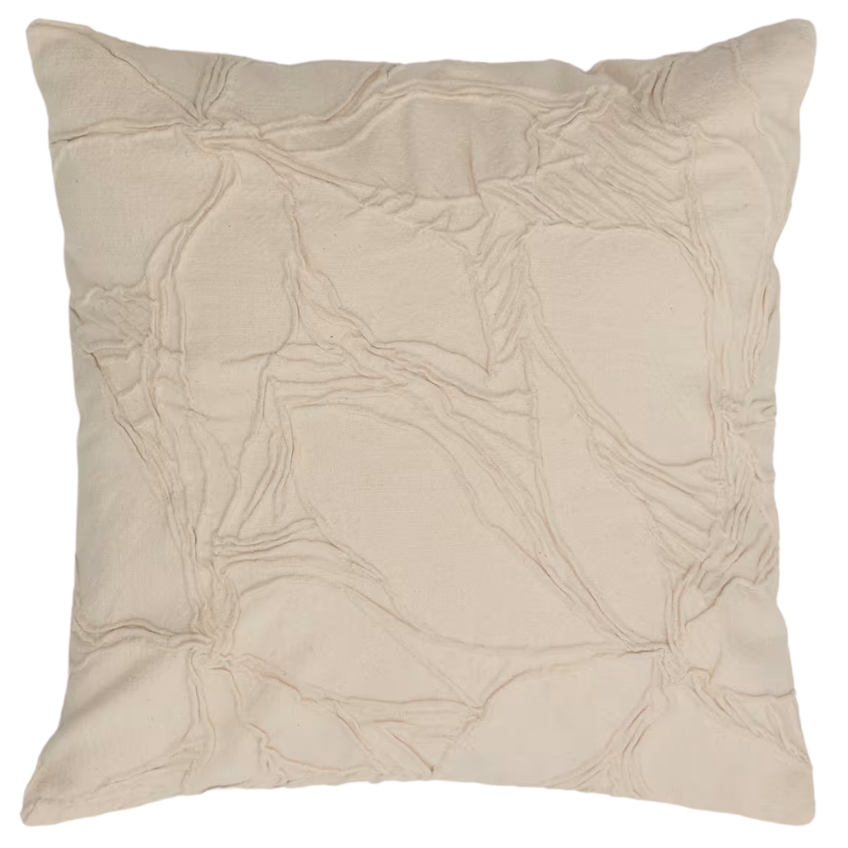 Kave Home Béžový povlak na polštář Zira 45 x 45 cm