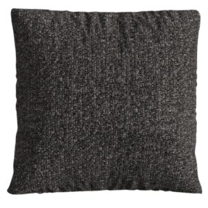 Micadoni Antracitově šedý bouclé polštář Nuria 40 x 40 cm