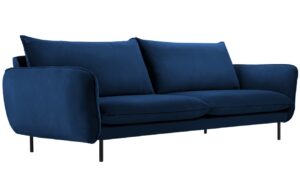 Cosmopolitan Design Královsky modrá sametová pohovka Vienna 200 cm