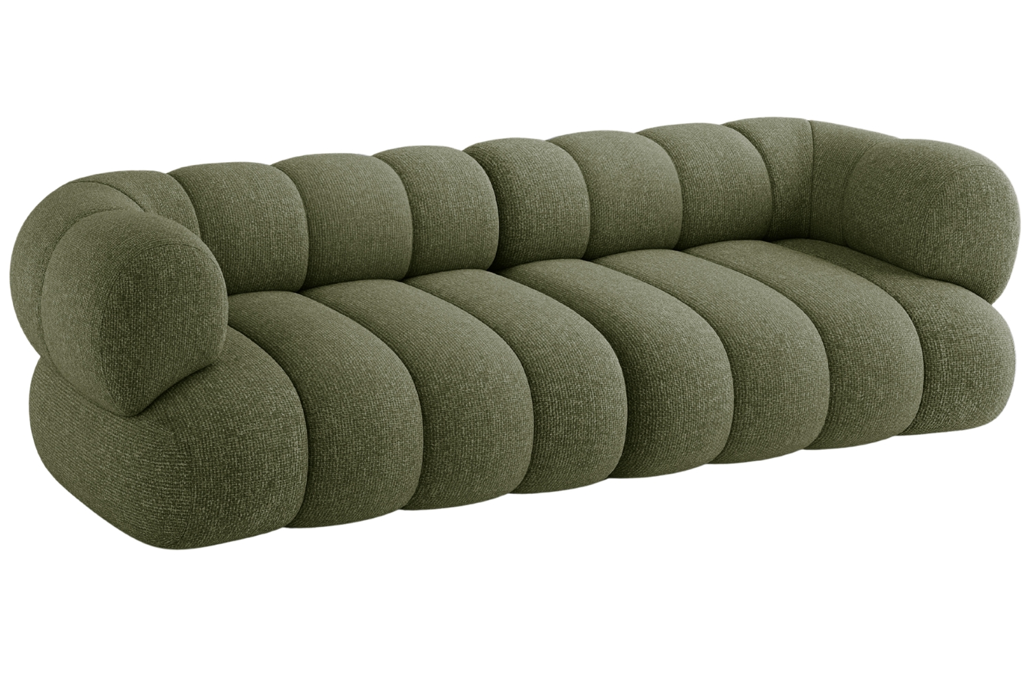 Cosmopolitan Design Zelená čtyřmístná pohovka Koge 240 cm