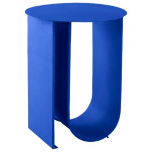 Jotex Modrý kovový odkládací stolek LOSTALLO 41 cm