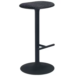 Infiniti Tmavě šedá barová židle Flink 76 cm