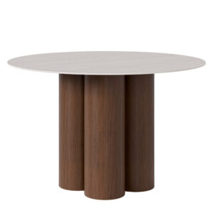 Porcelánový jídelní stůl Somcasa Tracy 120 cm