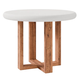 Somcasa Bílý jídelní stůl Violette 100 cm