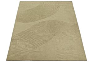 Bolia Béžový vlněný koberec Zen 200 x 300 cm
