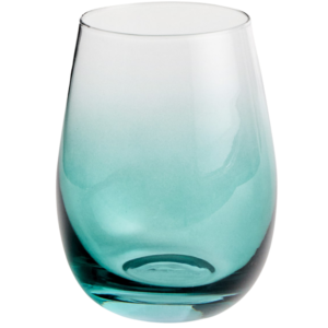 Kave Home Zelená sklenička Irides 420 ml