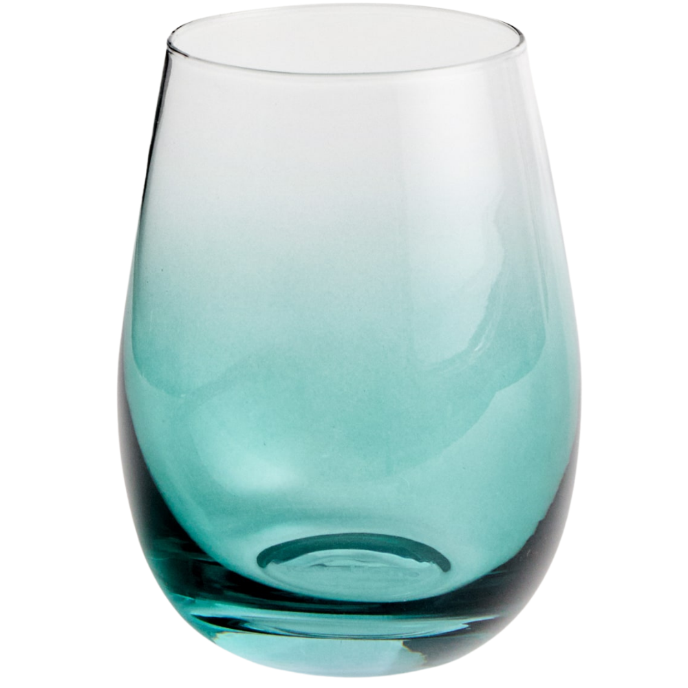 Kave Home Zelená sklenička Irides 420 ml