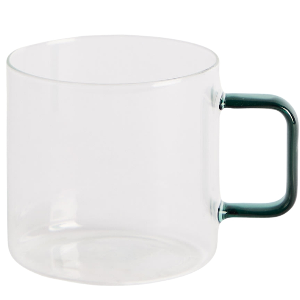Kave Home Čirý skleněný hrnek Micla 260 ml